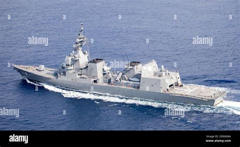 The Japan Maritime Self Defense Force Akizuki Class Destroyer Js