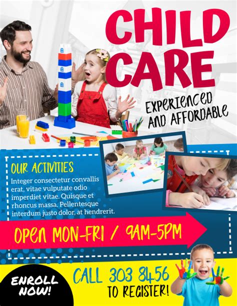 Copy Of Childcare Flyer Postermywall