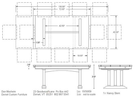Dining Table Dining Table Cad Drawings