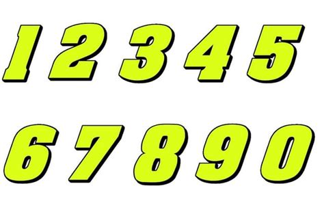 Team Penske Nascar Number Font