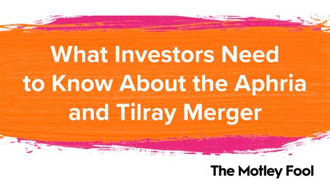 What Investors Need To Know About The Aphria And Tilray Merger The