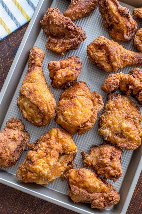 How do you make fried chicken breading more 