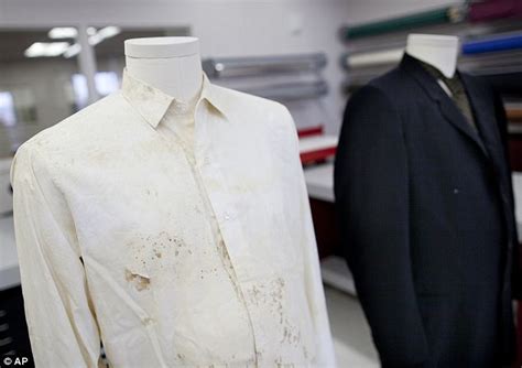 John Connallys Bloody Shirt From Kennedy Assassination On Display