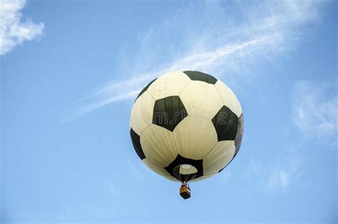 How Do You Play Soccer With A Hot Air Balloon Stock Photo Image Of