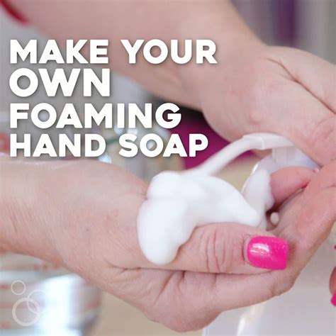 How To Make Foaming Hand Soap W Castile Soap Video Video