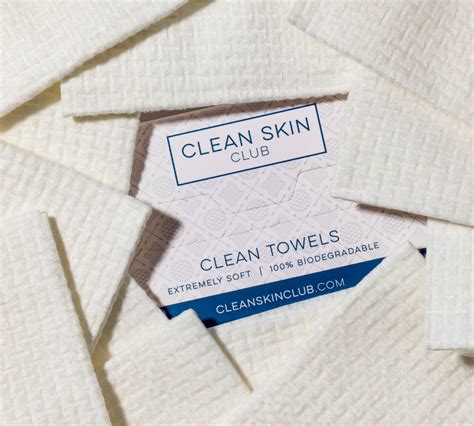 Clean Towels 25 Count Clean Skin Club