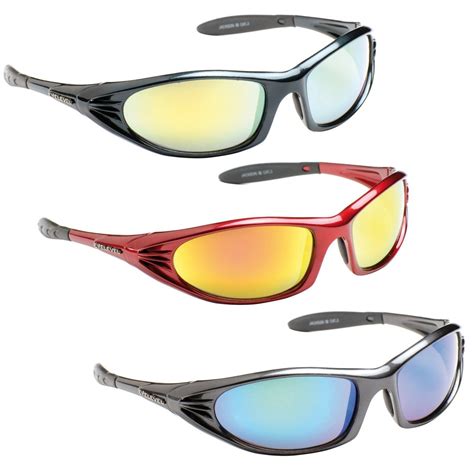 uv400 eyelevel polarized jackson sport wrap around mirror sunglasses red blue