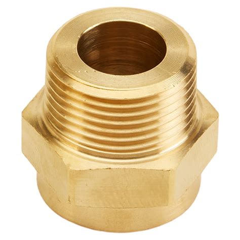 Brass Female Ght To 1 Male Npt Hex