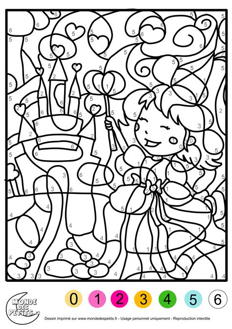 Cette page rapporte les différents coloriages magiques du site. Monde des petits - Coloriages à imprimer