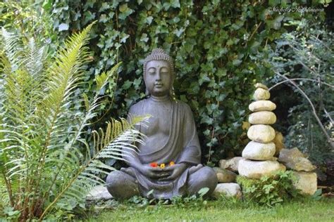 Buddha Im Gartenbuddha Garten Buddha Garden Zen Garden Meditation