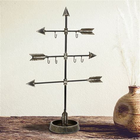 Stonebriar Collection Arrow Jewelry Holder Stand Multicolor Jewelry