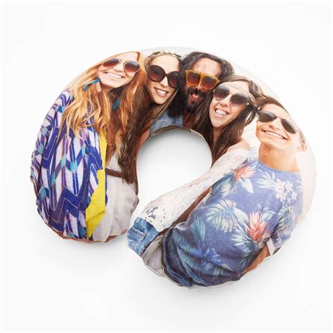 The pillow comes with a special shape, designed to pamper all types of sleepers. Custom Neck Pillow Printing | Personalized Travel Pillow