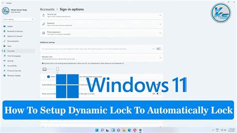 How To Setup Dynamic Lock To Automatically Lock Your Windows 11 Pc When