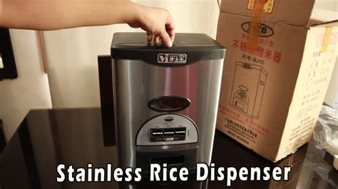 Stainless Rice Dispenser Review YouTube