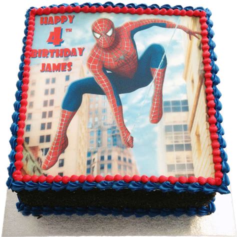 Spiderman Birthday Cake Flecks Cakes