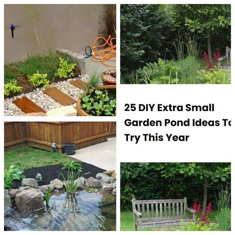 25 Diy Extra Small Garden Pond Ideas To Try This Year Sharonsable