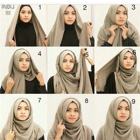 Beautiful Simple Wrap Hijab Tutorial Hijab Fashion Inspiration Hijab