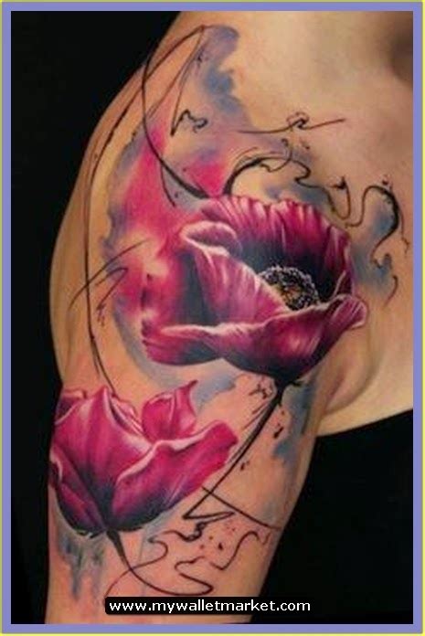 Top 197 Abstract Flower Tattoo Designs