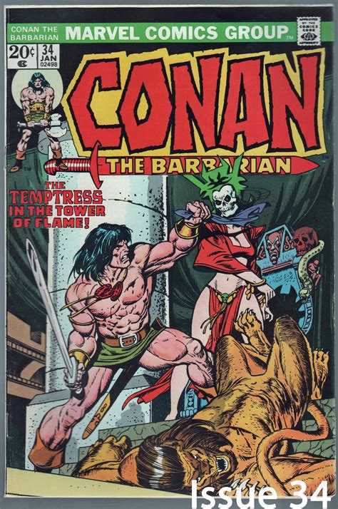 45 Year Old Marvel Pub 10 Issues Of Conan The Barbarian 25 To