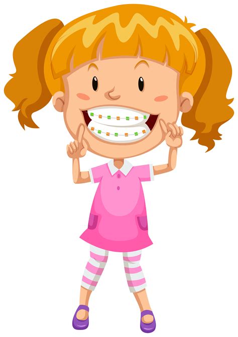 Smiles With Braces Clipart Free Images At Clker Com V
