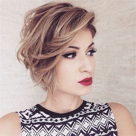 Messy Bob Haircut for Hear Face Shape - Short Hairstyles ...