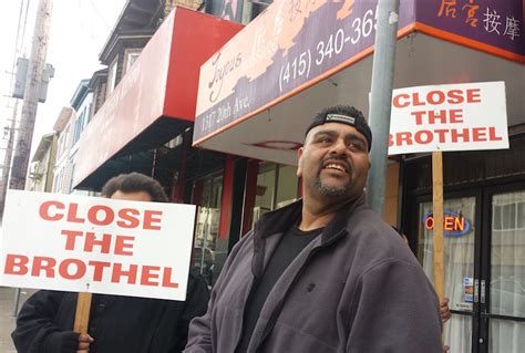 Close The Brothel Protesters Picket 20th Avenues Joyous Massage