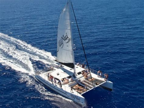 Alii Nui Catamaran Maui Private Sunset Sail Charter Open Now Tours