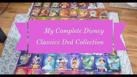My Complete Collection Of The Disney Classic Dvds Youtube