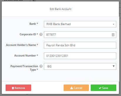 [all fields to be completed by customers. PayrollPanda — How to make payment via RHB bank