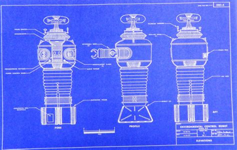 Tv Show Lost In Space Robot Blueprint Séries Télévisées Perdus