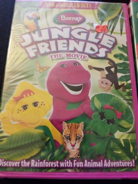 Barney Jungle Friends The Movie Dvd 2009 Dvd Music Cd And Red