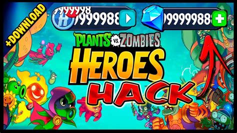 Plants Vs Zombies Heroes Hack Cheat IOS Android Unlimited Gems