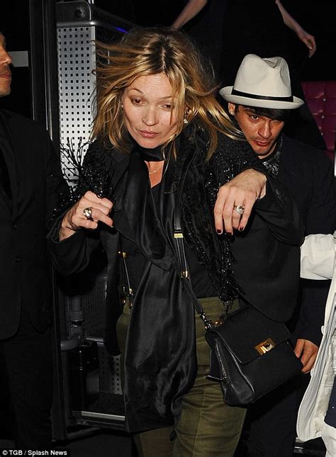 Kate Moss Looks Worse For Wear After Partying Hard With Lady Gaga At