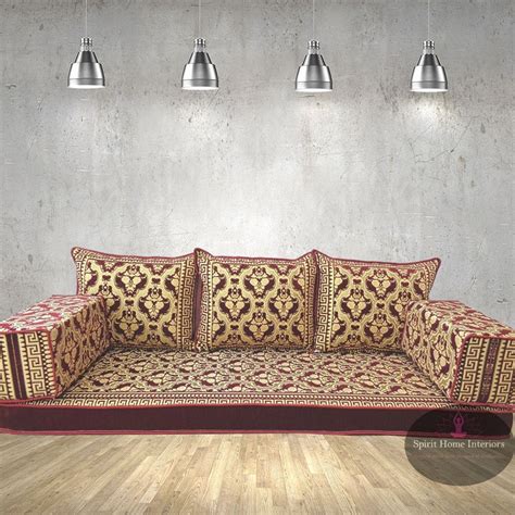 Majlis Style Oriental Sofa Set Floor Level Sofa Floor Etsy