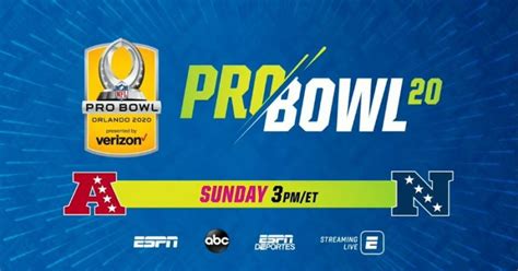 Espn Espn Deportes Abc And Disney Xd Present The 2020 Nfl Pro Bowl Espn Press Room Us