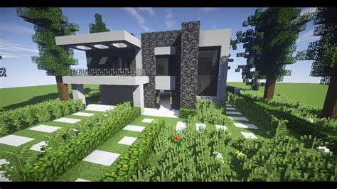 In this map you will find a nice and modern house, so you can explore it or use it as a starter for your survival. Minecraft - Modern House 5 - YouTube
