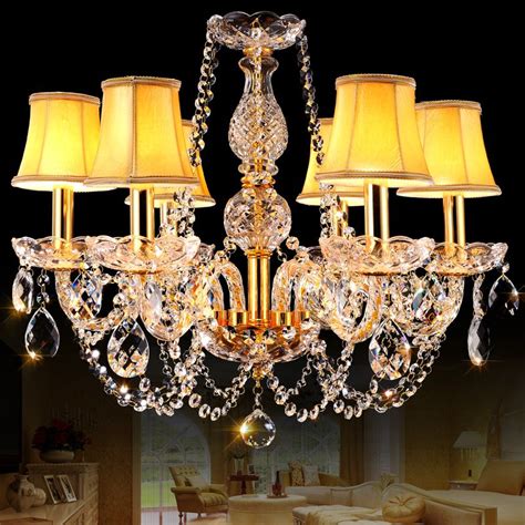 Check spelling or type a new query. Gold Crystal chandelier light Size 2/6/8/10/16 Lights ...