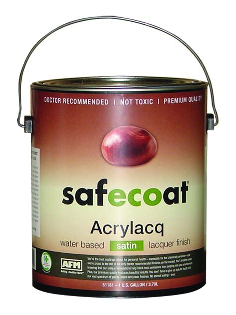 Afm Safecoat Acrylacq Gloss Clear Gallon Can 1case Home