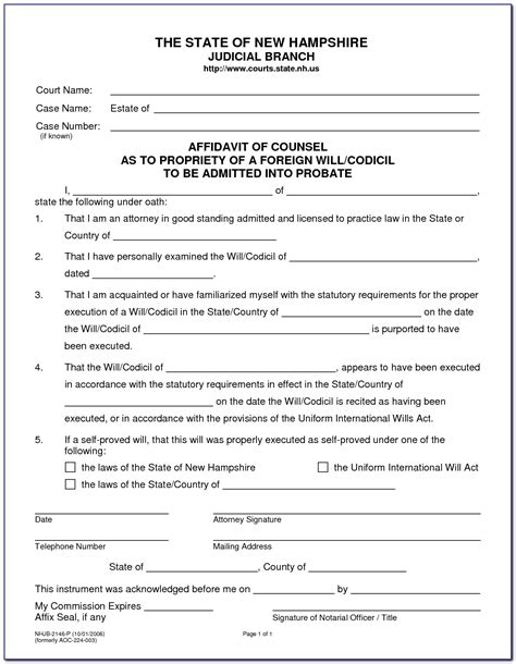 How to make a will? Free Printable Last Will And Testament Blank Forms | Free Printable