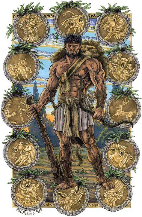 The Twelve Labors of Herakles by mlpeters | Herakles, Art, Mythology