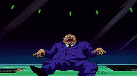 Yuu Yuu Hakusho Animated Animated  Lowres 2boys Creepy Grin Kicking Laughing Male