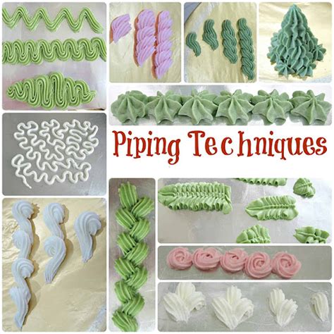 Different Piping Techniques To Decorate A Cake