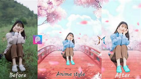 'if i were in the anime' tiktok latest art challenge! Turn your photo into anime style | picsart photo editing ...