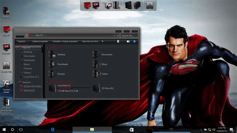 Superman Skinpack Skin Pack Theme For Windows 11 And 10