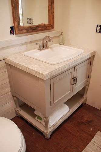 Preparing a place for installing a vanity unit in a bathroom 2 Building Styles: Pre-Planning and On-the-Fly