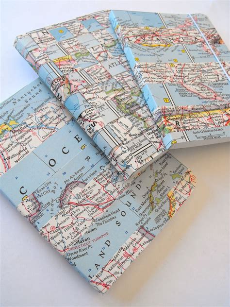 Vibrant button tree on canvas. Ruby Murrays Musings: Ways with Vintage Maps - Washi Tape ...
