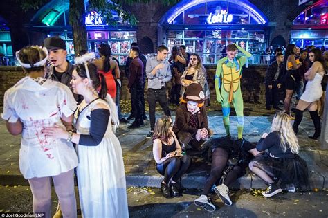 Halloween Turns Truly Scary As Drunken Monsters Vomit On Britains