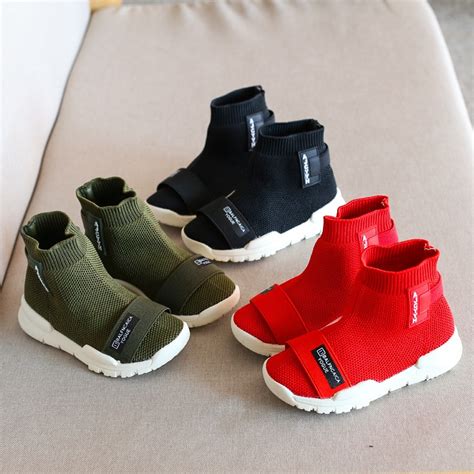Childrens Leisure Shoes New Fashion Kids Shoes Boys High Top Boots