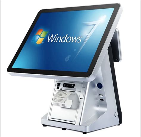 15 Inch Pos System Dual Screen Touch All In One Pos Ultra Thin In