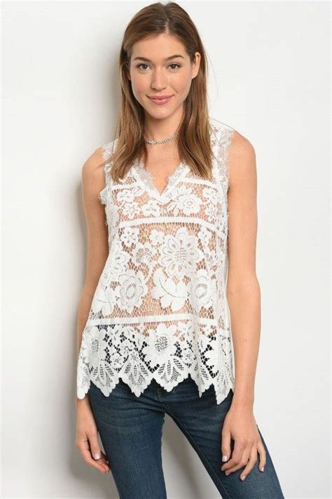 This White Lace Top Is Adorable Loving White Lace For This Summer Add